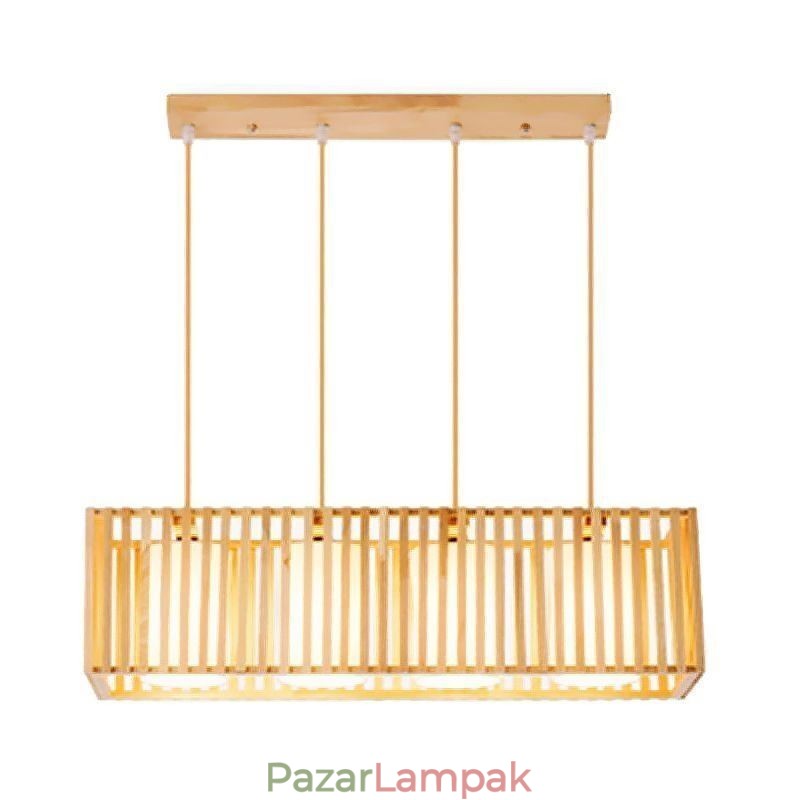 Minimalista fa ketrec függőlámpa