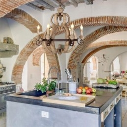 Fa függőlámpa Nordic Retro mennyezeti lámpa