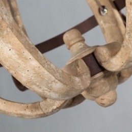 Fa függőlámpa Nordic Retro mennyezeti lámpa