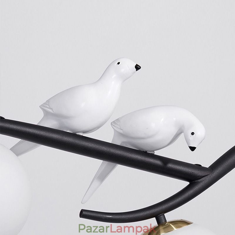 Modern, minimalista ágas függőlámpa 4 lámpás dekoratív lámpa