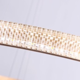 Modern függőlámpa akril 3 gyűrűs lámpa 80+60+40cm