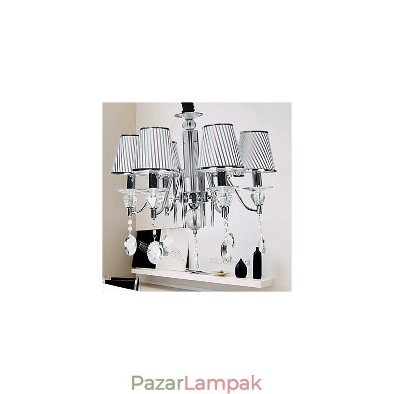 Modern kortárs kristályból galvanizált csillár