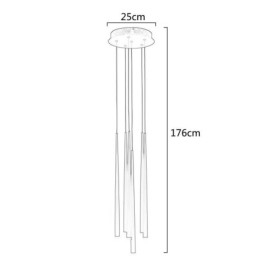 6 Fény Függőlámpa Meteorer függőlámpa