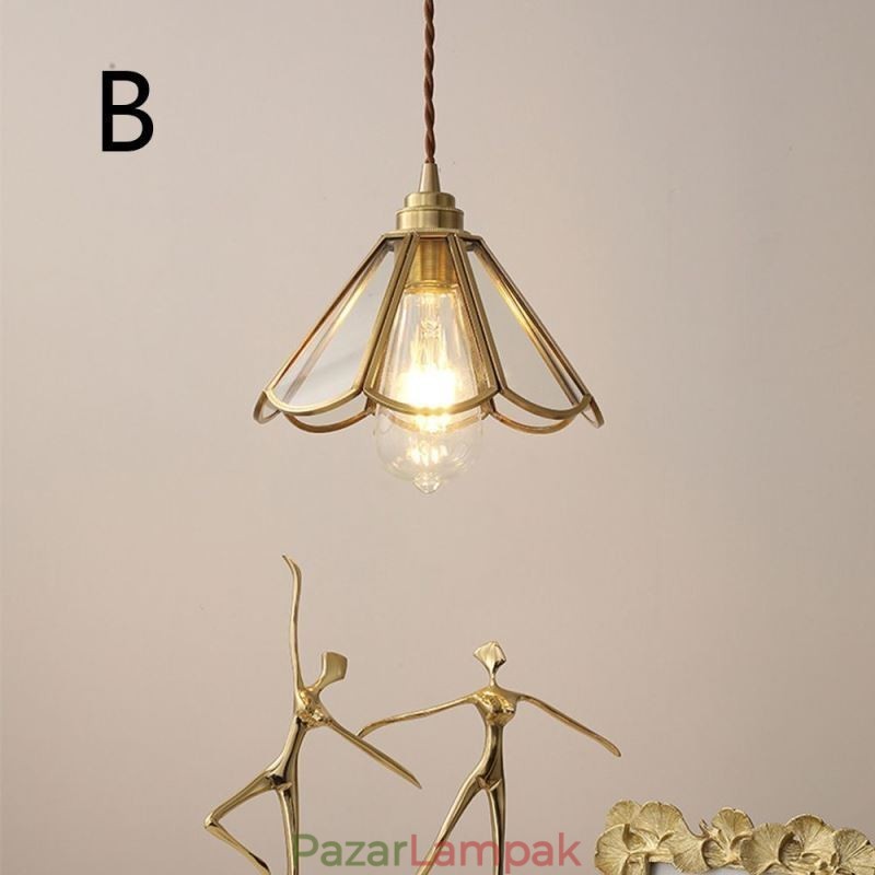 Mini üveg függőlámpa Modern egyszerű üveg mennyezeti lámpa