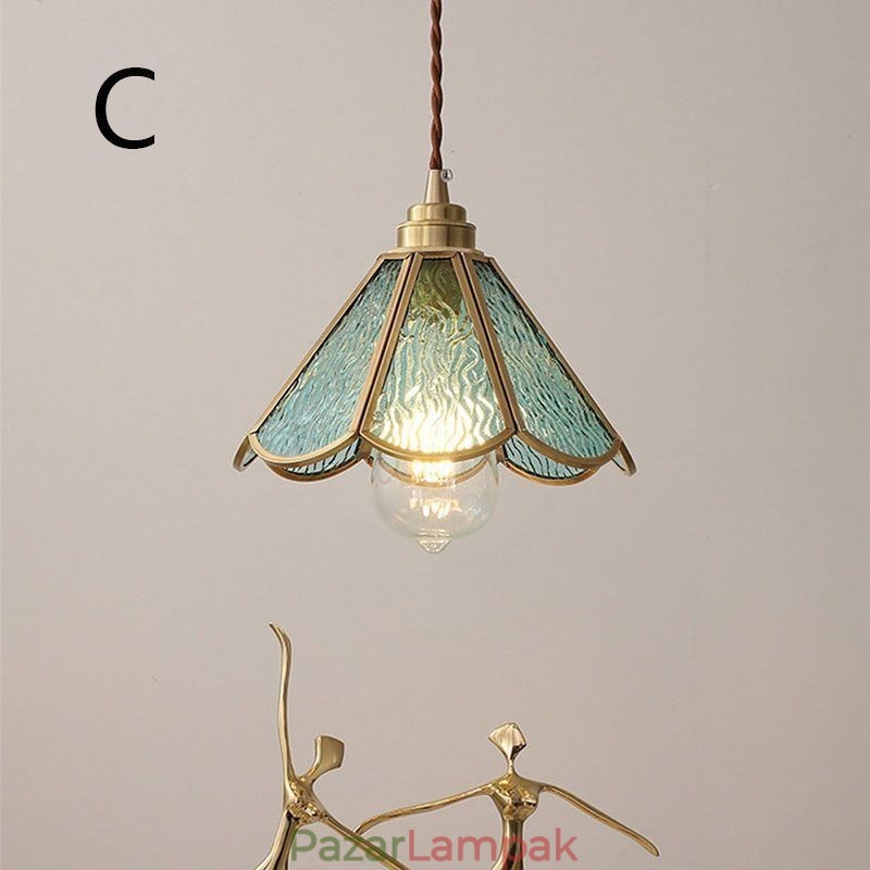 Mini üveg függőlámpa Modern egyszerű üveg mennyezeti lámpa