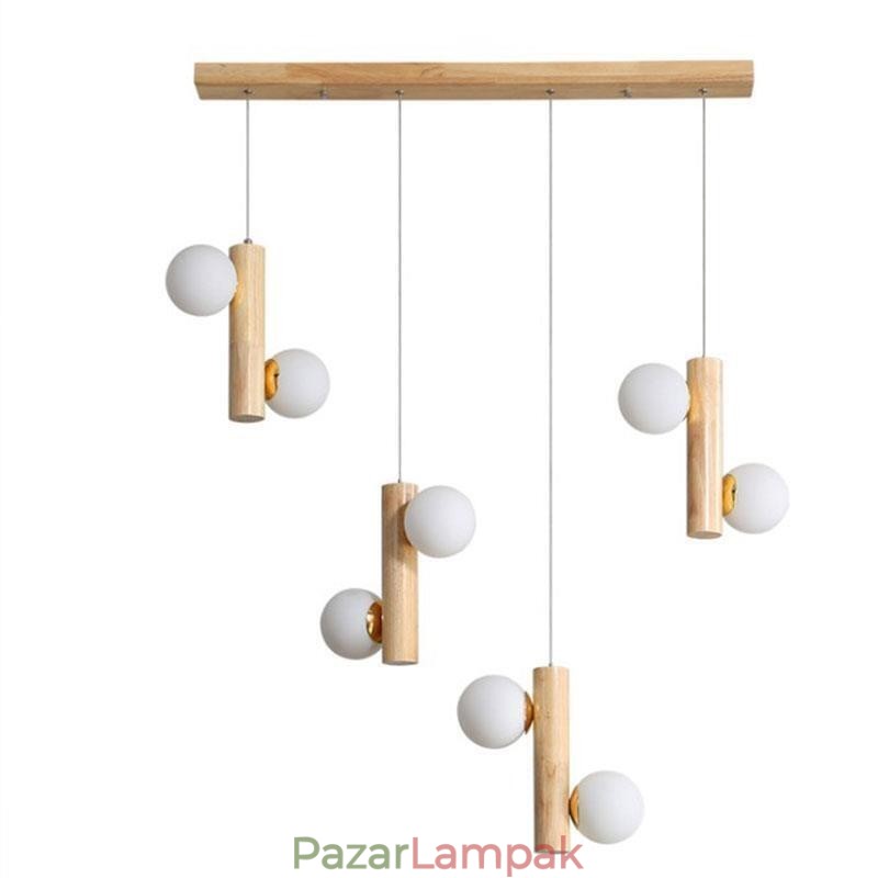 Fa függőlámpa Magic Bean Cluster mennyezeti fénysziget