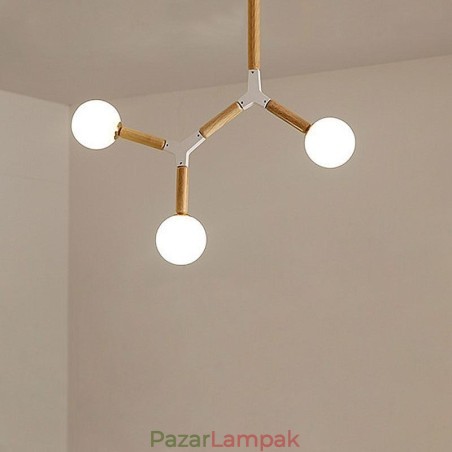 Nordic Magic Bean függőlámpa Kreatív fa világítás