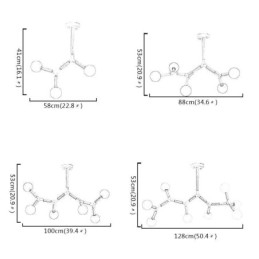 Nordic Magic Bean függőlámpa Kreatív fa világítás