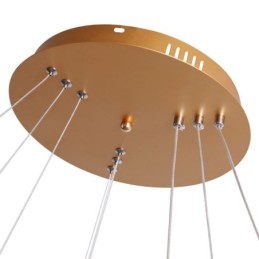 Modern függőlámpa akril 3 gyűrűs lámpa 80+60+40cm