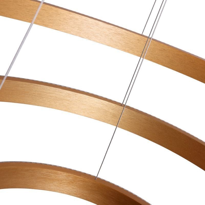 Modern függőlámpa akril 3 gyűrűs lámpa 80+60+40cm