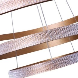 Modern függőlámpa akril 3 gyűrűs lámpa 80+60+40cm