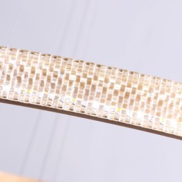 Modern függőlámpa akril 3 gyűrűs lámpa 80+60+40cm