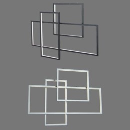 Nordic függőlámpa Geometrikus négyzet alakú függőlámpa