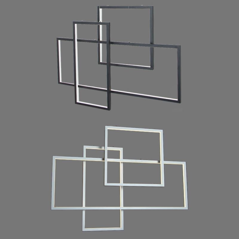 Nordic függőlámpa Geometrikus négyzet alakú függőlámpa
