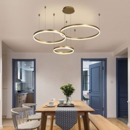 Posztmodern függőlámpa akril gyűrű alakú függőlámpa