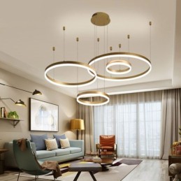 Posztmodern függőlámpa akril gyűrű alakú függőlámpa