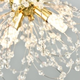 Pitypang kristály medál fényű, elegáns csillár