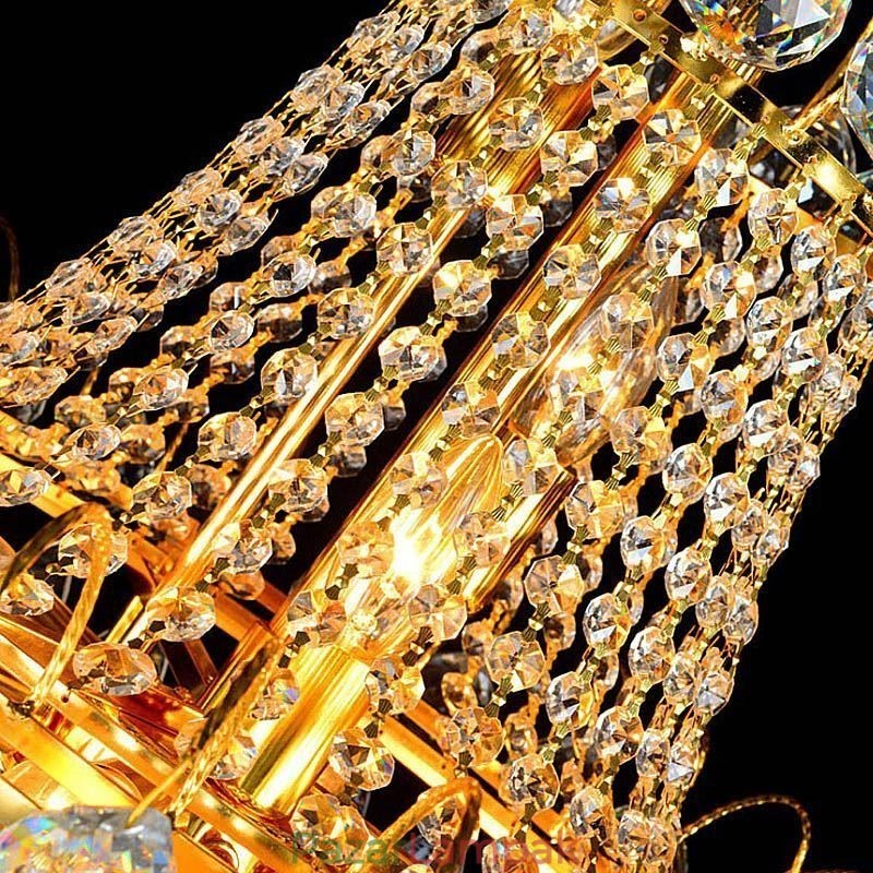 Európai hosszú függő kristálycsillár