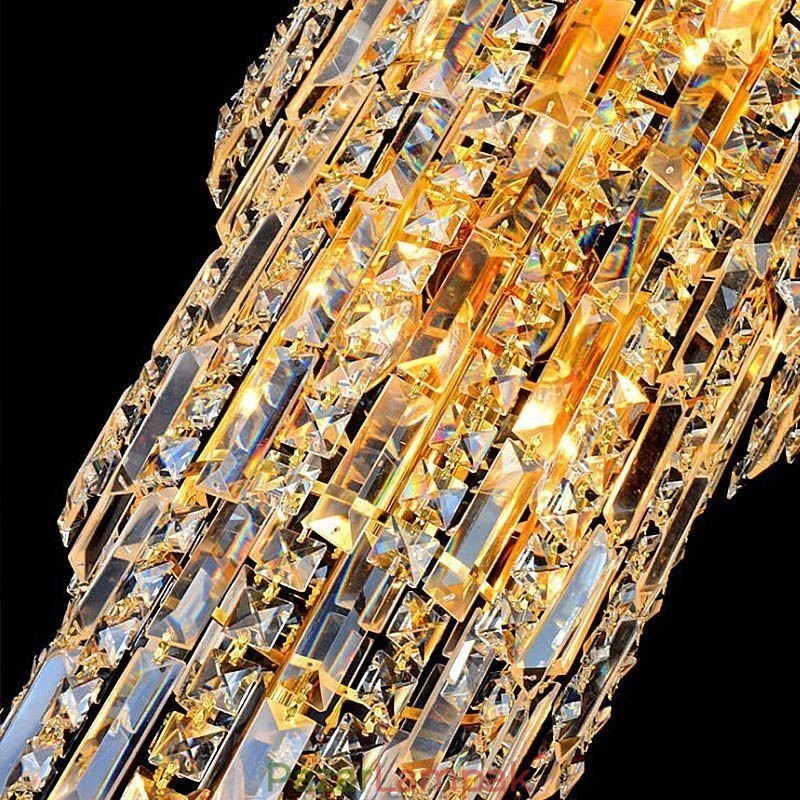 Európai hosszú függő kristálycsillár