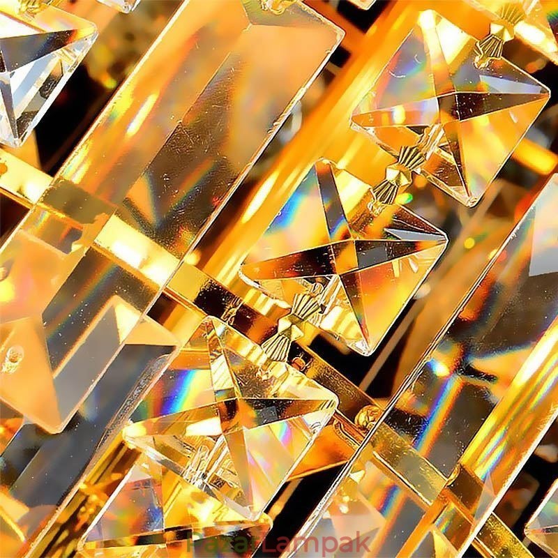 Európai hosszú függő kristálycsillár