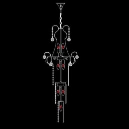 Európai hosszú függő kristálycsillár