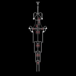 Európai hosszú függő kristálycsillár