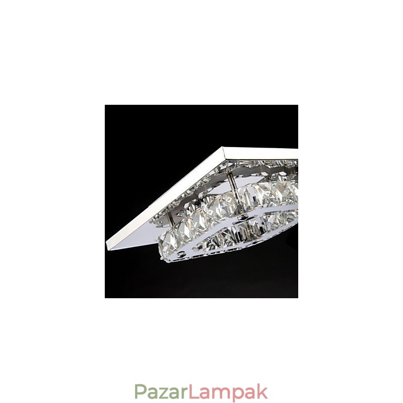 Modern, modern, galvanizált fém süllyesztett tartó