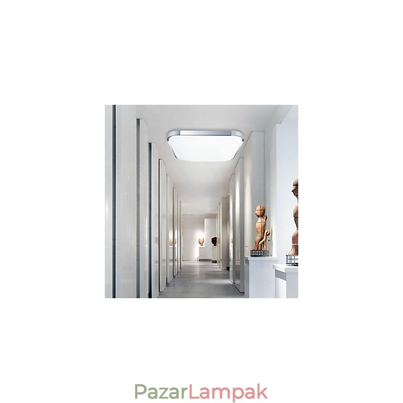 Modern, modern, galvanizált fém süllyesztett tartó