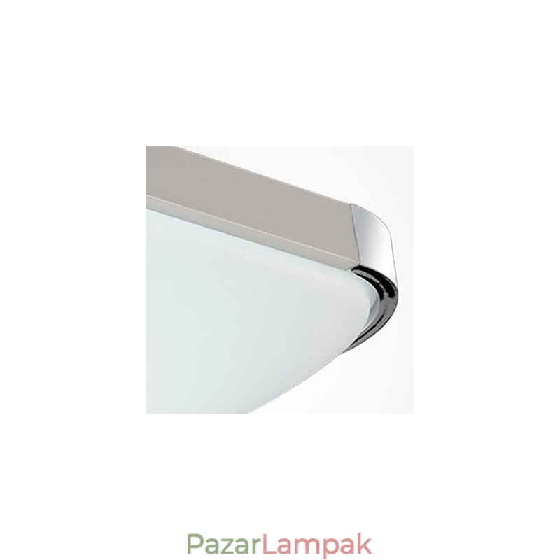 Modern, modern, galvanizált fém süllyesztett tartó