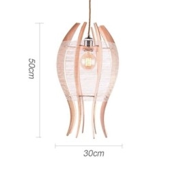 DIY Nordic Wood Fish függőlámpa