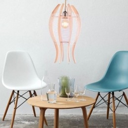 DIY Nordic Wood Fish függőlámpa