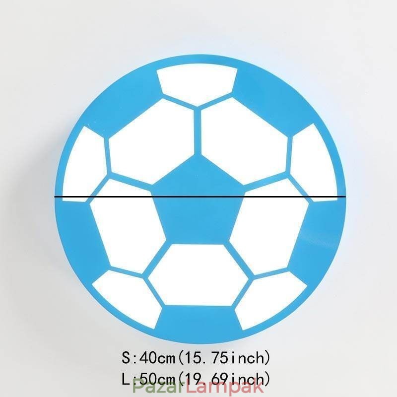 Modern kreatív függőlámpa labdarúgó lámpa dekorációs világítás