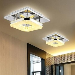 Akril süllyeszthető 1 lámpa Modern akril galvanizáló rozsdamentes acél