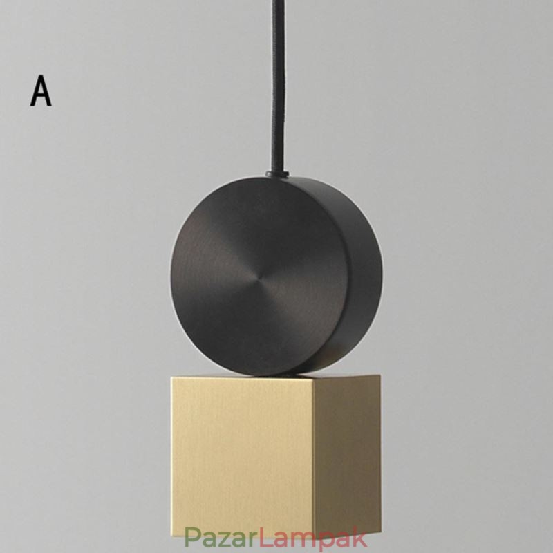 Modern függőlámpa Nordic akril lámpa geometriájú világítólámpa