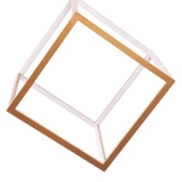 Posztmodern függőlámpa Geometrikus arany függőlámpa