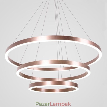 Függőlámpa Rajz Craft 3 gyűrűs lámpa 80+60+40cm Függőlámpa Rajz Craft 3 gyűrűs lámpa 80+60+40cm