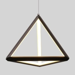 Posztmodern függőlámpa geometriai háromszög fényű kreatív lámpa világítás