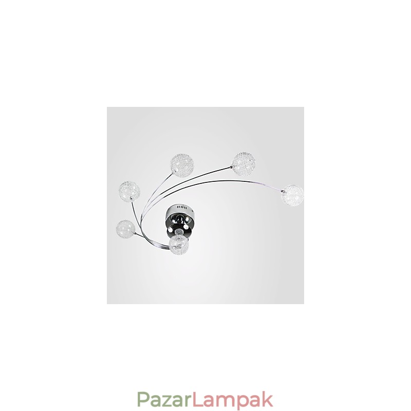 Mennyezeti lámpa Modern nappali izzók 6 lámpával