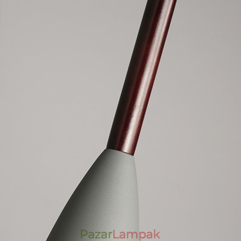 Modern egyszerű függőlámpa három fényű kreatív alumínium művészeti lámpatest kávézó