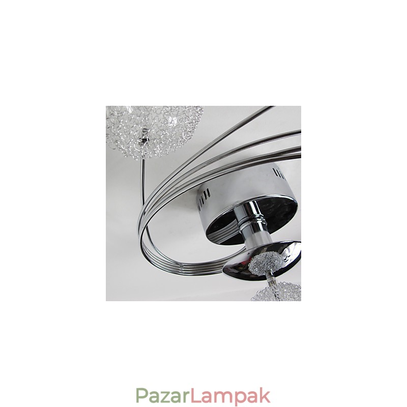 Mennyezeti lámpa Modern nappali izzók 6 lámpával