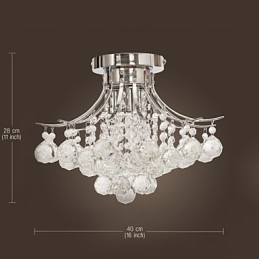 Csillár Modern Crystal 3 lámpák