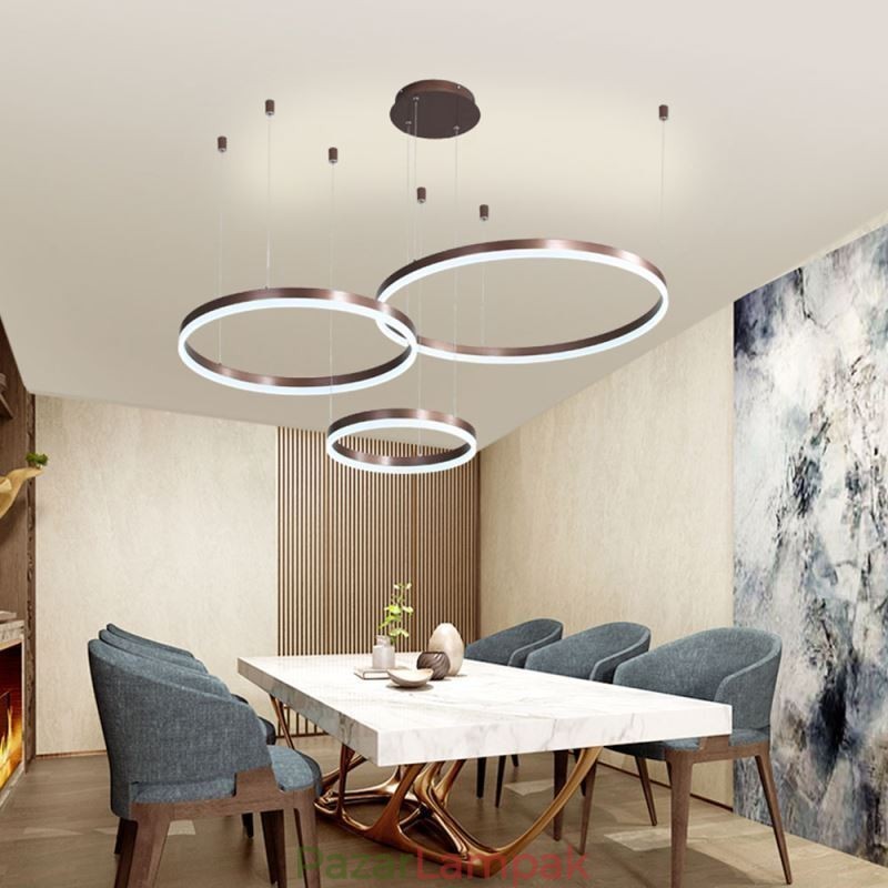 Posztmodern függőlámpa akril gyűrű alakú függőlámpa