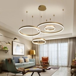 Posztmodern függőlámpa akril gyűrű alakú függőlámpa