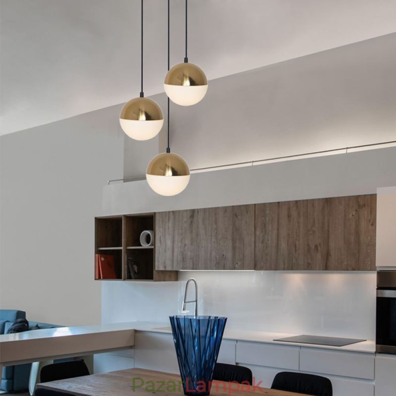 Nordic Ball Cluster függőlámpa Modern kreatív, kerek formájú lámpavilágítás