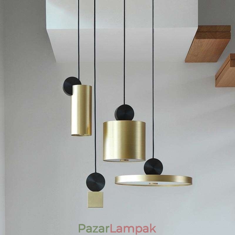 Modern függőlámpa Nordic akril lámpa geometriájú világítólámpa