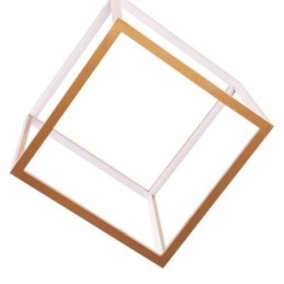 Posztmodern függőlámpa Geometrikus arany függőlámpa