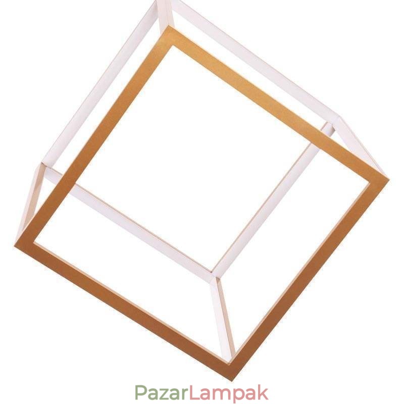 Posztmodern függőlámpa Geometrikus arany függőlámpa