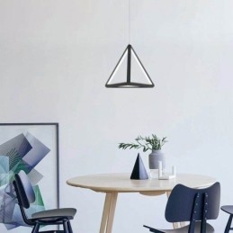 Posztmodern függőlámpa geometriai háromszög fényű kreatív lámpa világítás