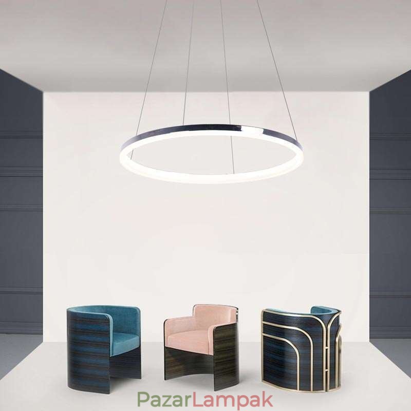 Modern függőlámpa akril körlámpa 40cm