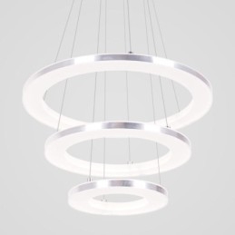 Modern függőlámpa akril 3 gyűrűs lámpa 40+30+20cm